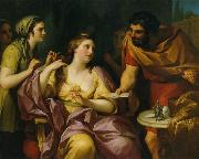 Anton Raphael Mengs Semiramis Receives News of the Babylonian Revolt by Anton Raphael Mengs. Now in the Neues Schloss, Bayreuth oil painting artist